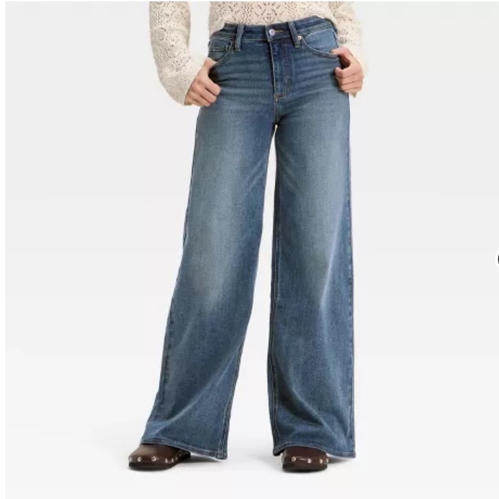 Jean Universal Thread™ Women's High-Rise Wide Leg 👖🥰🎁🌈 - Picture 3 of 8